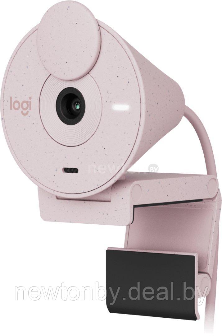 Веб-камера Logitech Brio 300 (розовый) - фото 1 - id-p222199088