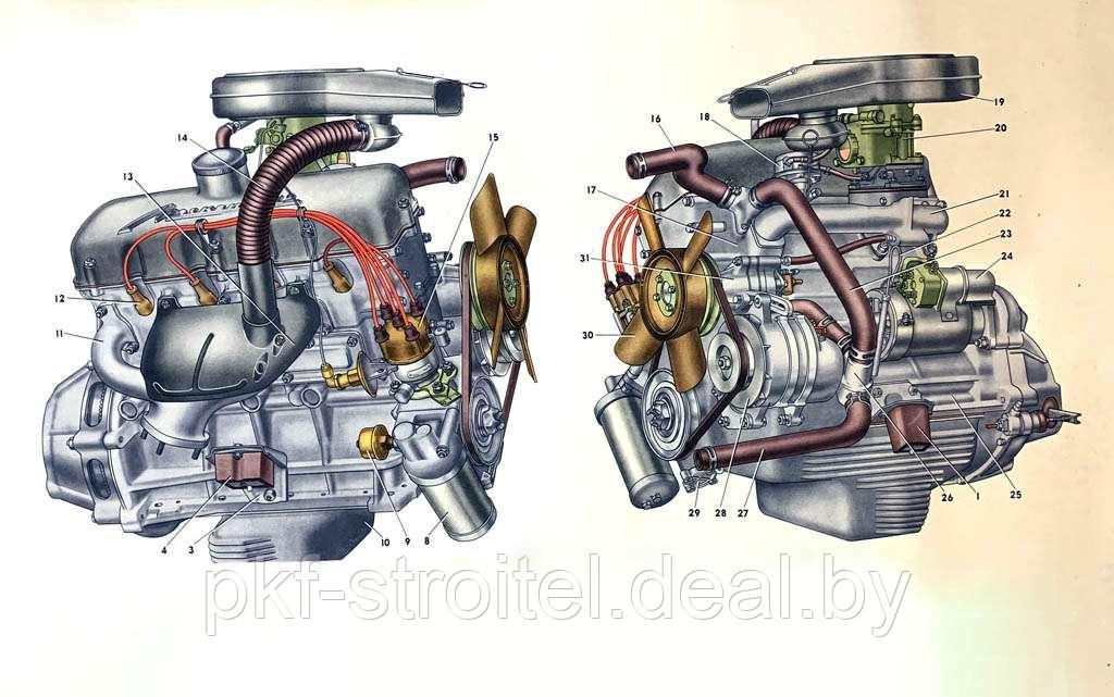 Двигатель в сборе Москвич-412