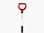 Скрепер с алюминиевым черенком, D образной ручкой, al. планка, бордовый, 500мм, фото 5