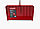 Скрепер с алюминиевым черенком, D образной ручкой, al. планка, бордовый, 500мм, фото 3