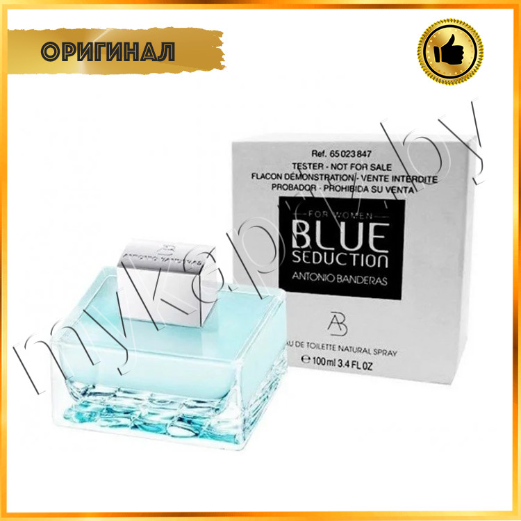 ОРИГИНАЛ! Для женщин Antonio Banderas Blue Seduction edt 80ml tester - фото 1 - id-p133301995