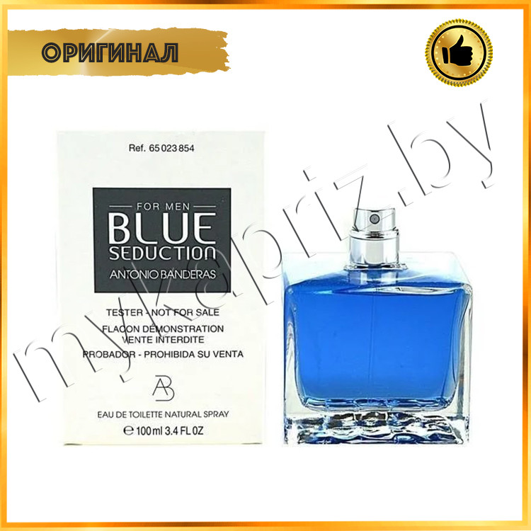 ОРИГИНАЛ! Для мужчин Antonio Banderas Blue Seduction edt 100ml Tester - фото 1 - id-p133302059