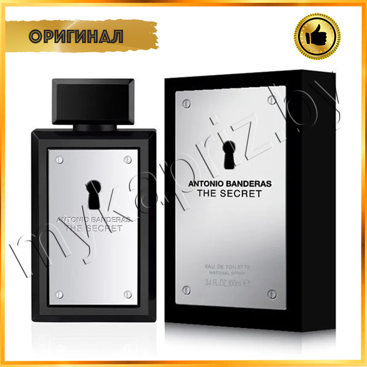 ОРИГИНАЛ! Для мужчин Antonio Banderas The Secret 100ml - фото 1 - id-p68921012