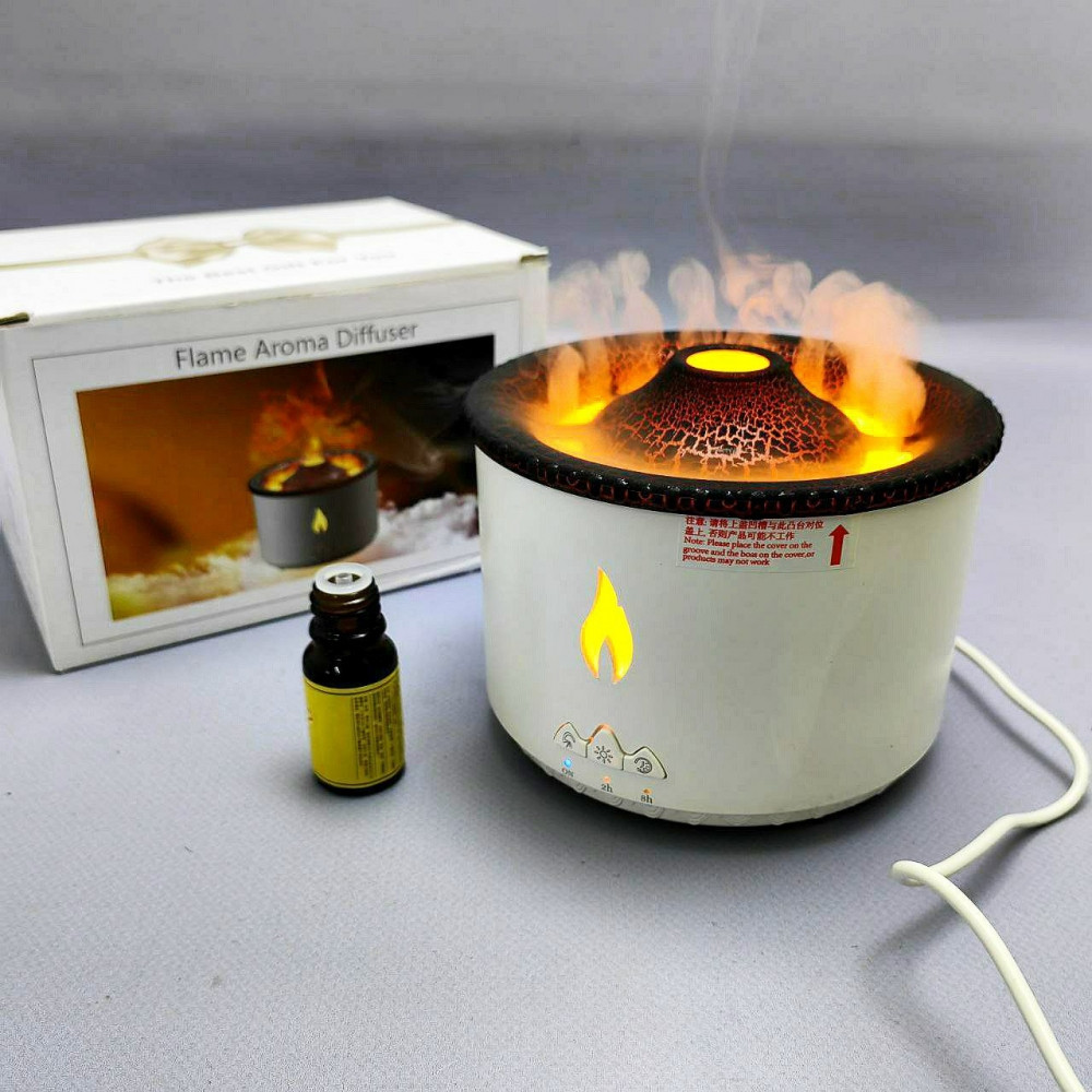 Увлажнитель воздуха Вулкан (аромадиффузор) Volcano Aroma Diffuser J-V19 с пультом ДУ, 360 ml - фото 7 - id-p222209151