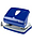 Дырокол (ДР-2788), на 20л., метал./к в карт. коробке, синий (василек) Prof-Press, фото 3