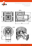 Чугунная печь для бани ЭТНА 14 (ДТ-3) Стандарт, фото 2