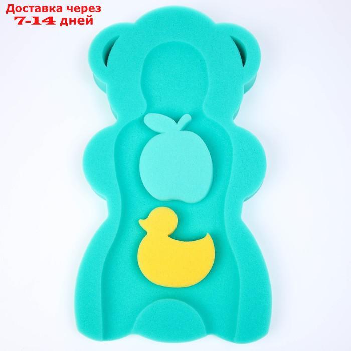 Подкладка для купания макси "Мишка", цвет зеленый - фото 3 - id-p222167714