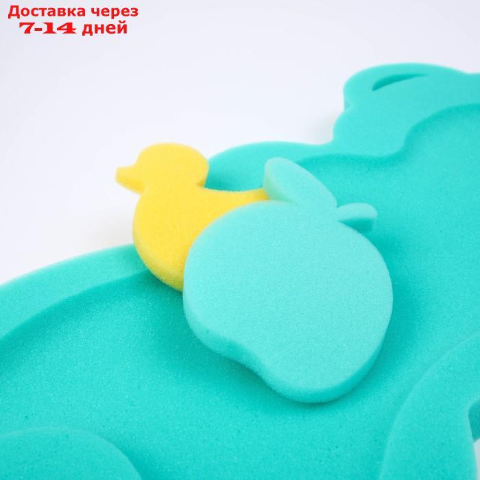 Подкладка для купания макси "Мишка", цвет зеленый - фото 6 - id-p222167714