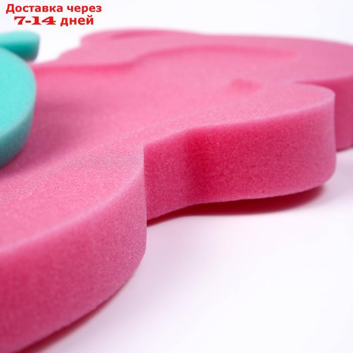 Подкладка для купания макси "Мишка", цвет красный/розовый - фото 4 - id-p222167726