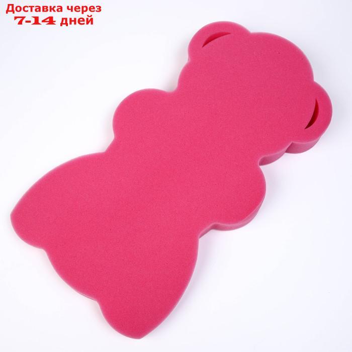 Подкладка для купания макси "Мишка", цвет красный/розовый - фото 5 - id-p222167726