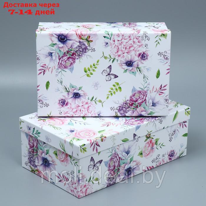 Набор подарочных коробок 10 в 1 "Цветы", 12 × 7 × 4 - 32.5 × 20 × 12.5 см - фото 3 - id-p222168194