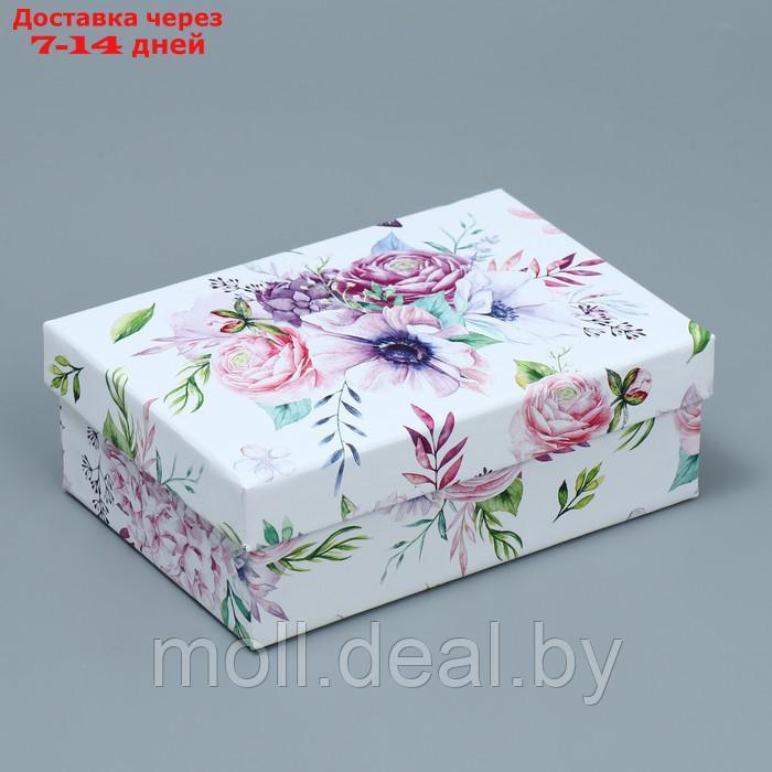 Набор подарочных коробок 10 в 1 "Цветы", 12 × 7 × 4 - 32.5 × 20 × 12.5 см - фото 5 - id-p222168194