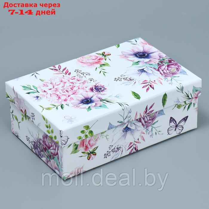 Набор подарочных коробок 10 в 1 "Цветы", 12 × 7 × 4 - 32.5 × 20 × 12.5 см - фото 6 - id-p222168194