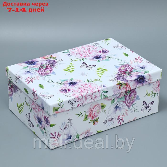 Набор подарочных коробок 10 в 1 "Цветы", 12 × 7 × 4 - 32.5 × 20 × 12.5 см - фото 7 - id-p222168194