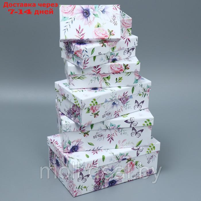 Набор подарочных коробок 10 в 1 "Цветы", 12 × 7 × 4 - 32.5 × 20 × 12.5 см - фото 8 - id-p222168194