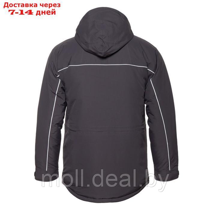 Куртка мужская, размер 58, цвет тёмно-серый - фото 2 - id-p222167923