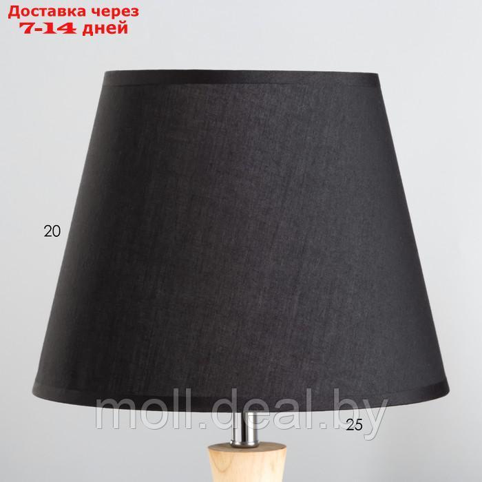 Настольная лампа "Омбр" E27 40Вт черный 25х25х42 см - фото 3 - id-p222194290