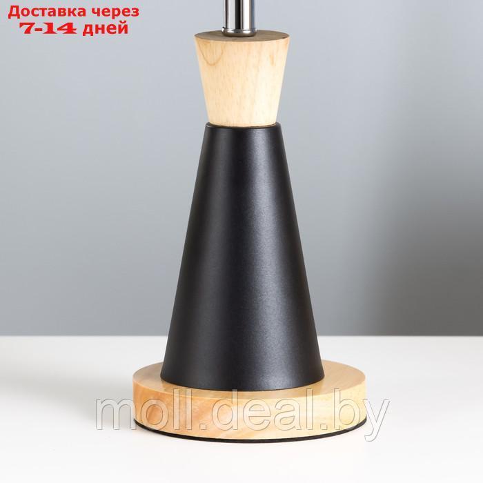 Настольная лампа "Омбр" E27 40Вт черный 25х25х42 см - фото 4 - id-p222194290