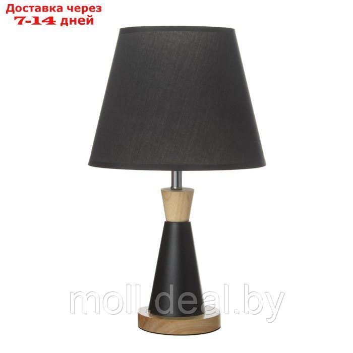 Настольная лампа "Омбр" E27 40Вт черный 25х25х42 см - фото 6 - id-p222194290
