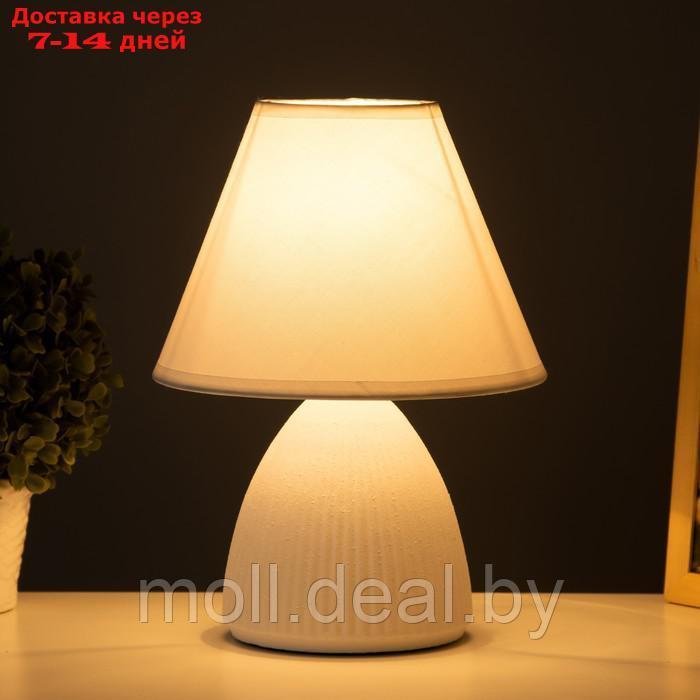 Настольная лампа "Даника" Е14 40Вт белый 20х20х28 см - фото 2 - id-p222195338