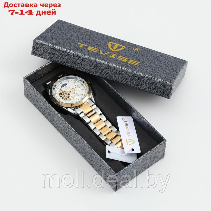 Часы наручные механические мужские, d-4.2 см, с хронографом, 3 АТМ, светящиеся - фото 2 - id-p222178933
