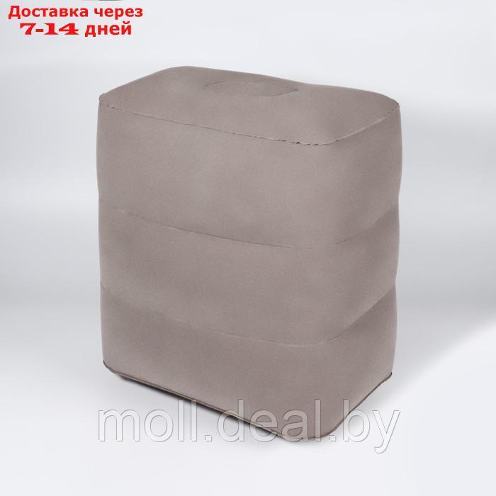 Подушка надувная, 46 × 33 × 45 см, в чехле, цвет серый - фото 6 - id-p222178984