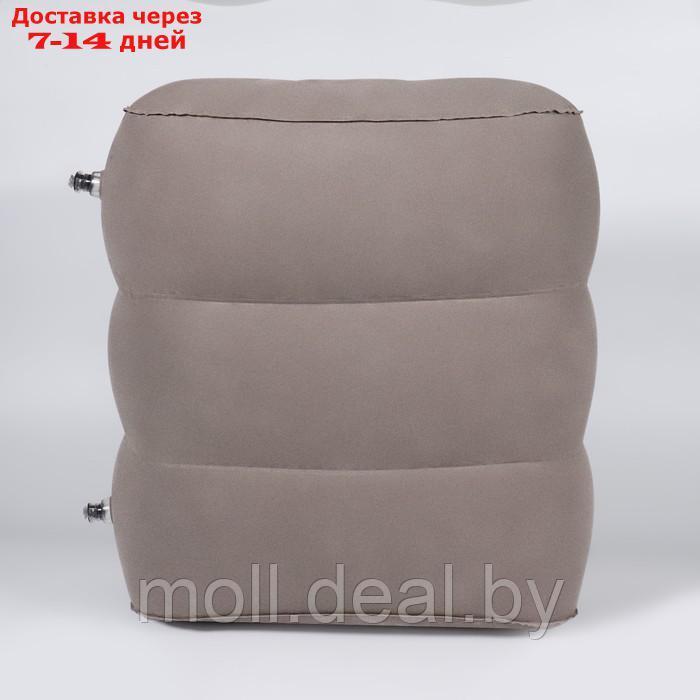Подушка надувная, 46 × 33 × 45 см, в чехле, цвет серый - фото 7 - id-p222178984
