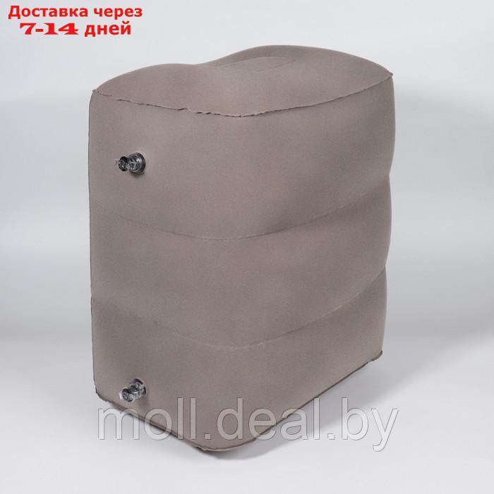 Подушка надувная, 46 × 33 × 45 см, в чехле, цвет серый - фото 8 - id-p222178984