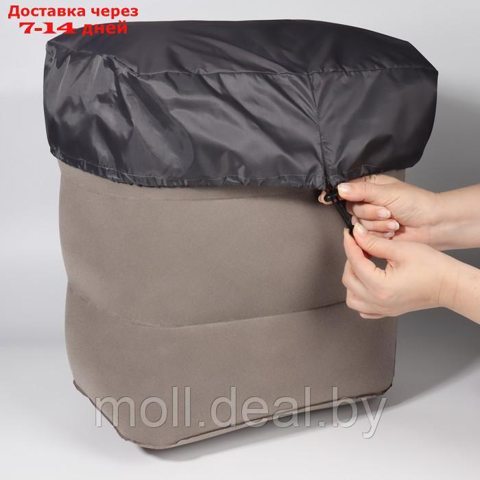 Подушка надувная, 46 × 33 × 45 см, в чехле, цвет серый - фото 10 - id-p222178984
