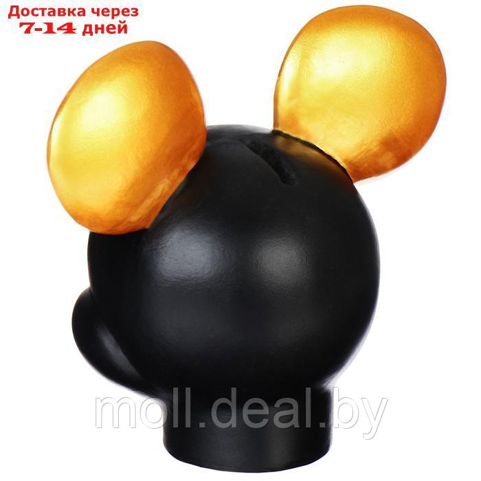 Копилка Микки Маус, гипс, 16х14х13 см, золотой, черный , DISNEY - фото 4 - id-p222194464