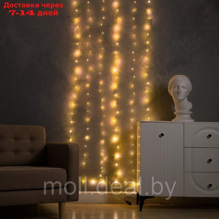 НИТЬ ROSA DECOR "Звездное небо", IP44, 1x5 м, Н.С. LED-300-36V, Т/БЕЛЫЙ - фото 3 - id-p222179010