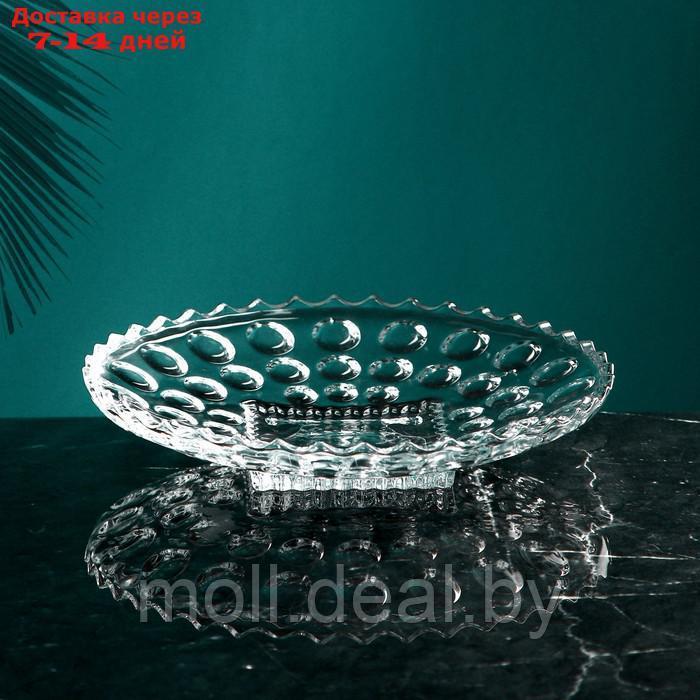 Набор стеклянных тарелок "Семирамида", 6 шт, Иран - фото 2 - id-p222179041