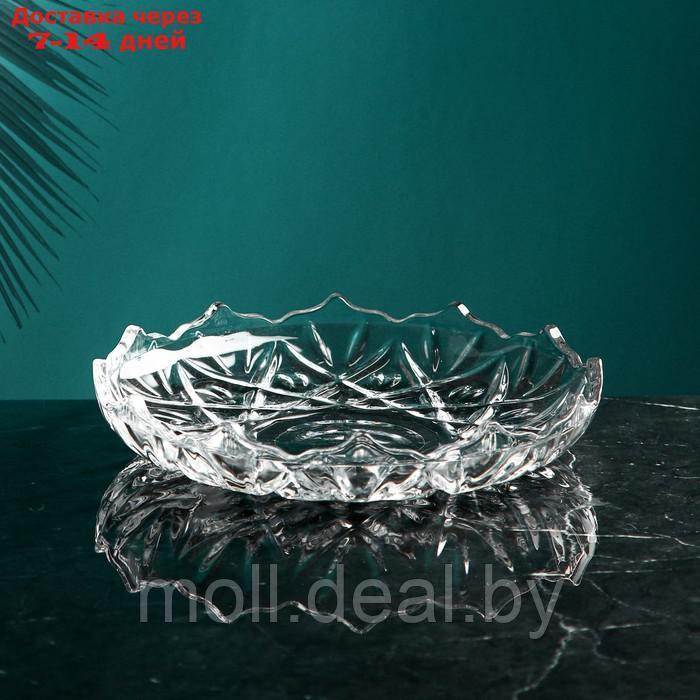 Набор стеклянных тарелок "Оркиде", 6 шт, Иран - фото 2 - id-p222179057