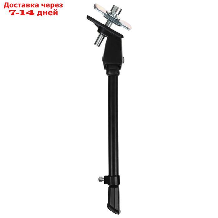 Подножка 24"-28" HS-004D, центральная, алюминий, цвет чёрный - фото 2 - id-p222175071