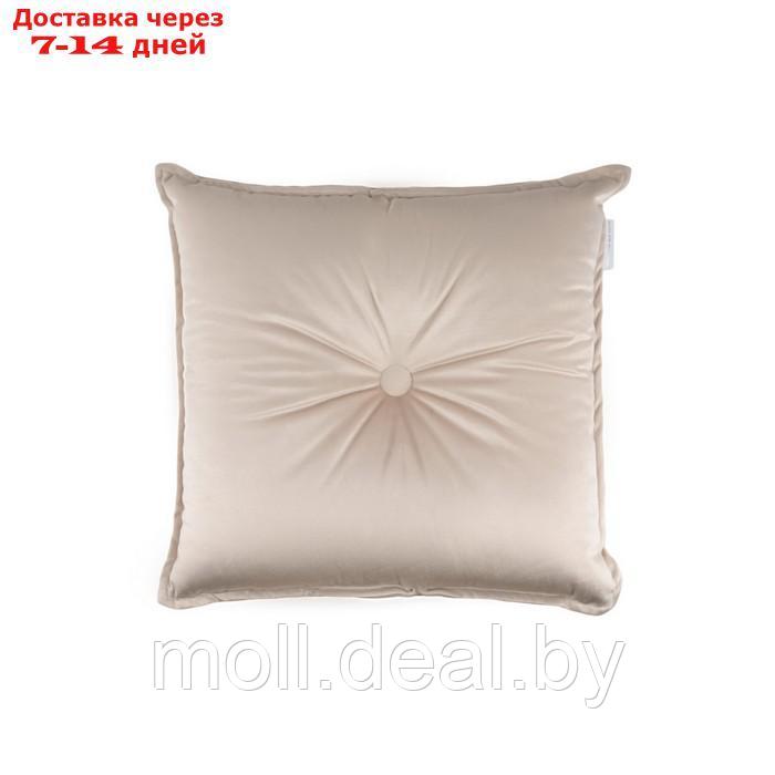 Подушка "Вивиан", размер 45х45 см, цвет молоко - фото 1 - id-p222195575