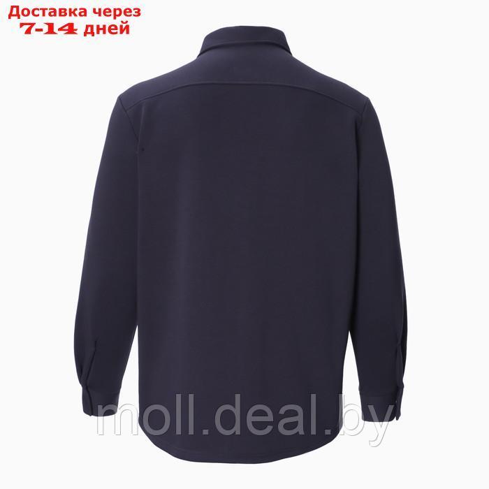 Рубашка мужская НАЧЁС, цвет серо-синий, размер 50 - фото 9 - id-p222194576