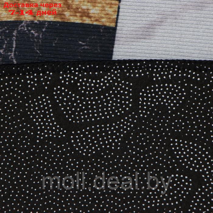 Ковер Этель "Черно-белый" d 120 см, 700г/м2 - фото 4 - id-p222171044