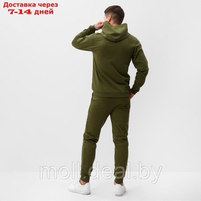Комплект мужской (фуфайка/брюки) НАЧЁС, цвет хаки, размер 50 - фото 6 - id-p222194602
