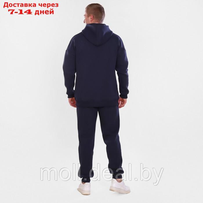 Костюм мужской (толстовка/брюки) НАЧЁС, цвет серый, размер 52 - фото 3 - id-p222194641