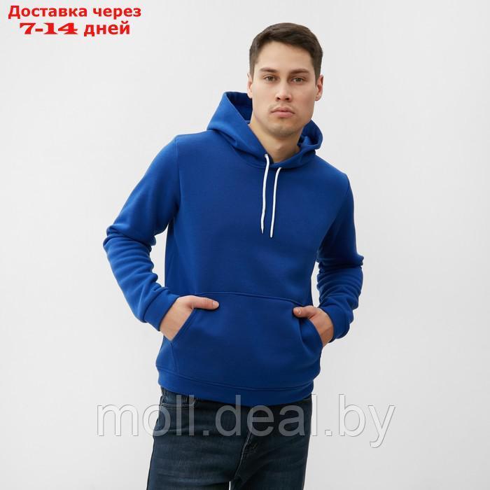 Толстовка мужская НАЧЁС, цвет синий, размер 50 - фото 1 - id-p222194666