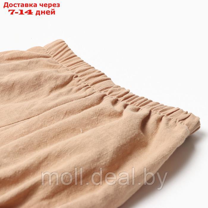 Комплект для девочки (туника,шорты) MINAKU, цвет бежевый, размер 68-74 - фото 4 - id-p222195718