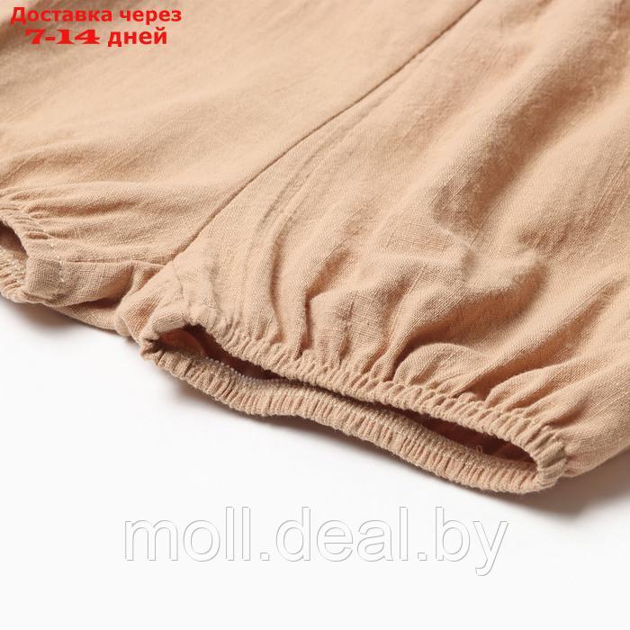 Комплект для девочки (туника,шорты) MINAKU, цвет бежевый, размер 80-86 - фото 5 - id-p222195730