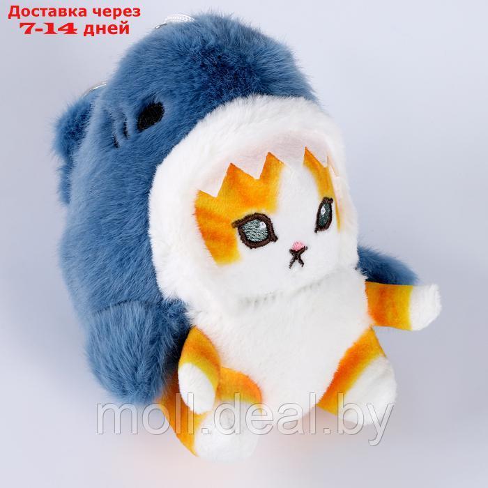 Мягкая игрушка "Кот-акула" на брелоке, 11 см, цвет МИКС - фото 2 - id-p222179349