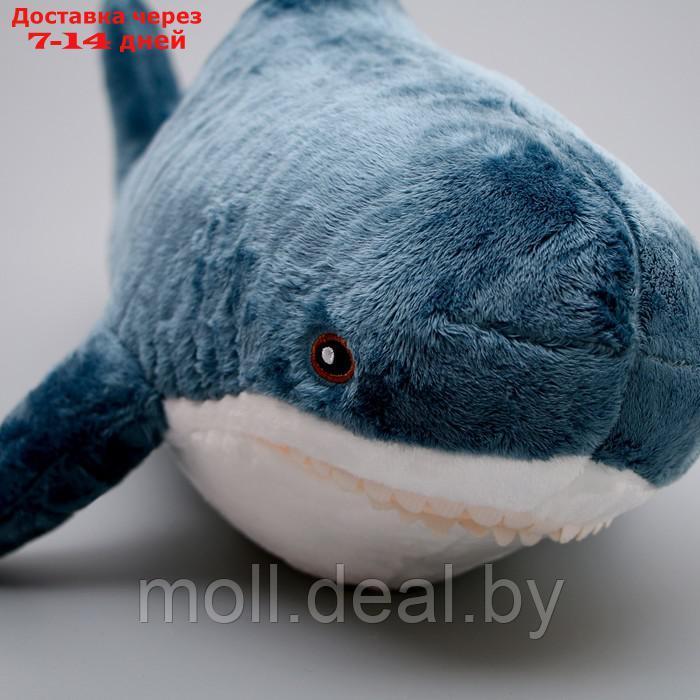 Мягкая игрушка "Акула", 60 см, цвет синий - фото 3 - id-p222178224
