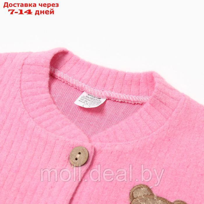 Комплект (комбинезон/шапочка) детский, цвет розовый, рост 74 см - фото 2 - id-p222194874