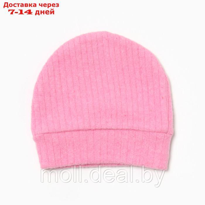 Комплект (комбинезон/шапочка) детский, цвет розовый, рост 74 см - фото 6 - id-p222194874