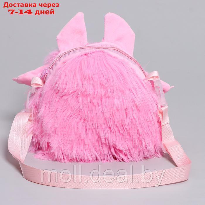 Сумочка "Монстрик", 18 см, цвет розовый - фото 3 - id-p222194975
