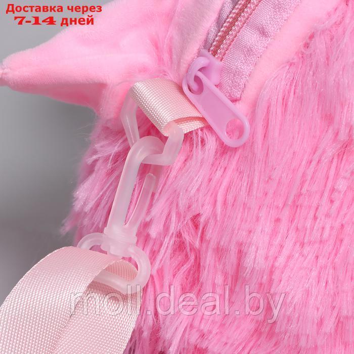 Сумочка "Монстрик", 18 см, цвет розовый - фото 4 - id-p222194975