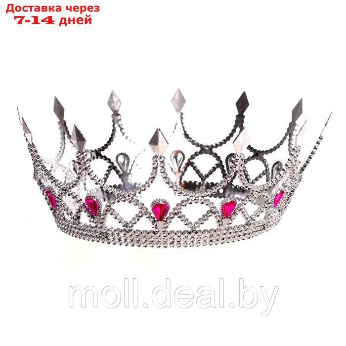 Карнавальный набор "Королева", корона, юбка, цвет белый - фото 3 - id-p222179523