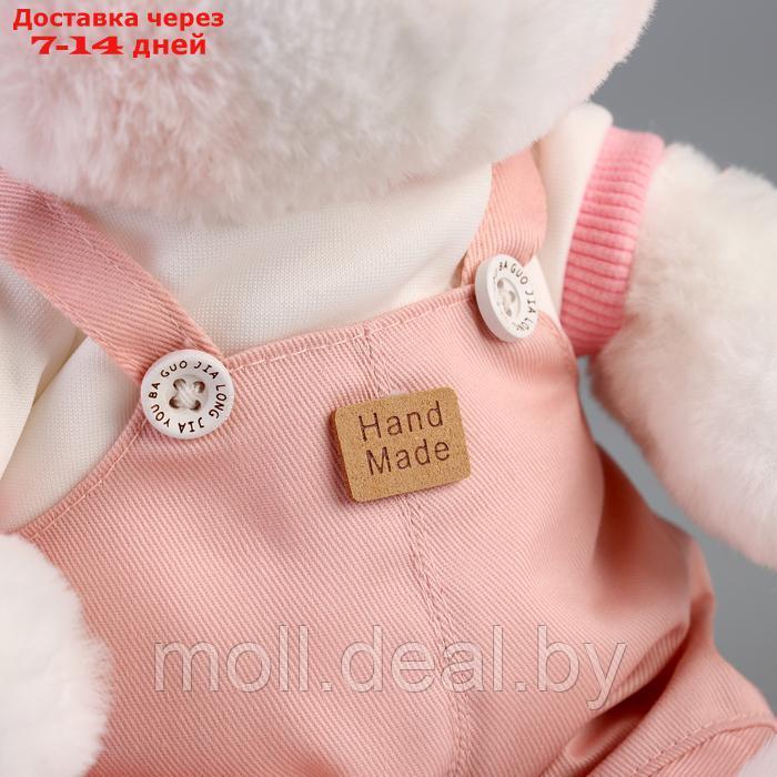 Мягкая игрушка "Little Friend", медведь в розовом комбинезоне - фото 4 - id-p222178544
